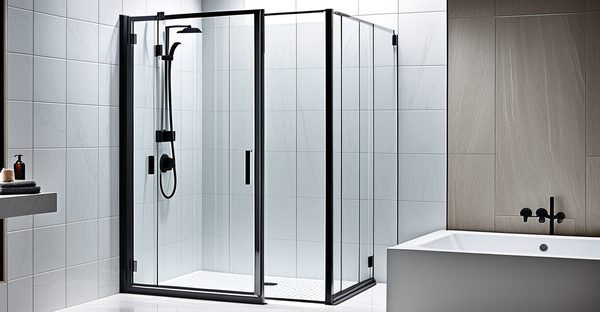 Choisissez la porte de douche idéale : types, design et installation